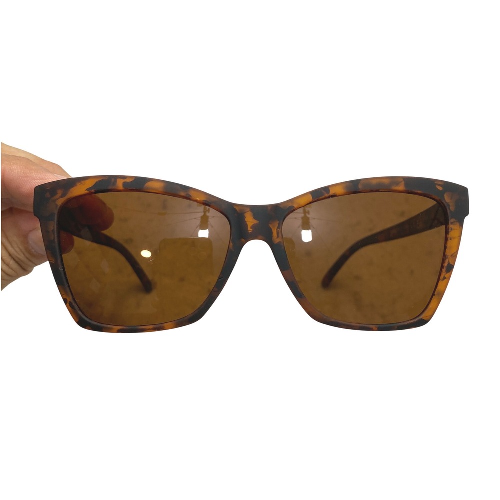 Goodr Vanguard Visionary Sunglasses Brown Tortoise Polarized G00109-VRD-BR1-RF